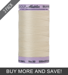 Cheesecake (9104-0875) - Silk Finish Cotton 50wt - 547 Yards (3 Pack)