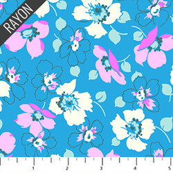 Grace Rayon in Blue