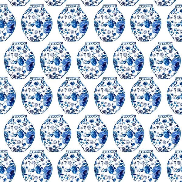 Small Porcelain in Cobalt