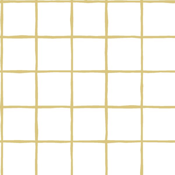 Windowpane in Honey on White