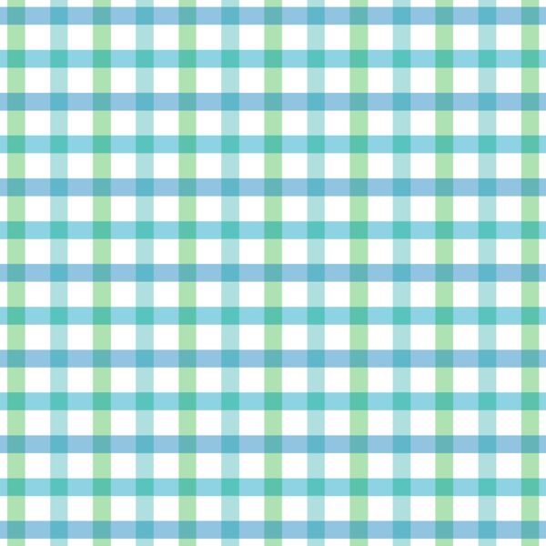 Spring Plaid in Sky