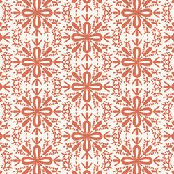Little Snowflakes in Candy Cane on Ivory