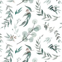 Falling Botanics in White