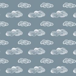 Clouds in Windy Blue