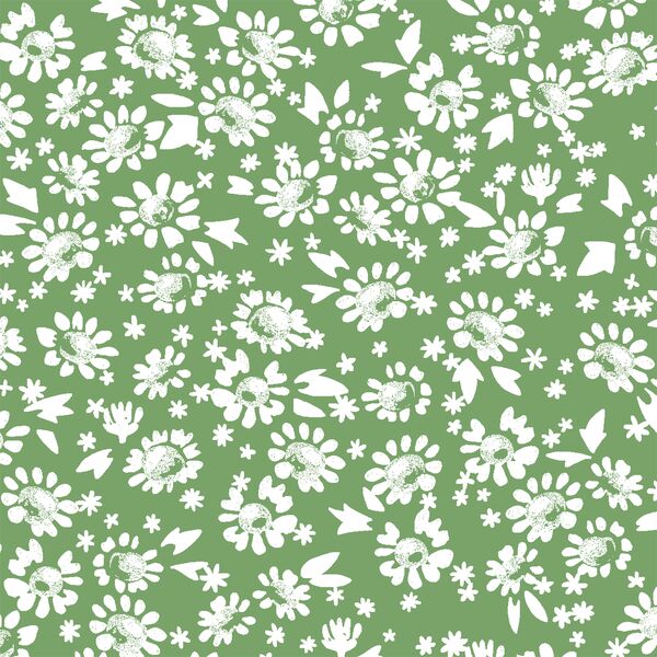 Daisies in Pistachio