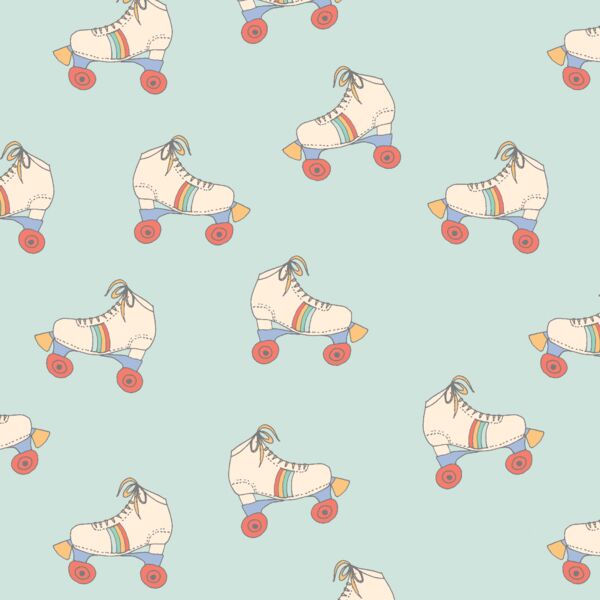 Roller Skates in Retro