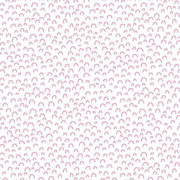 Doodle in Carnation on White