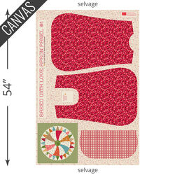Home Decor Canvas Apron Panel in 1