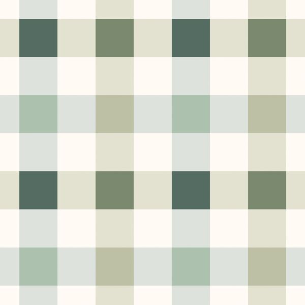 Large Irish Gingham in Lucky Day