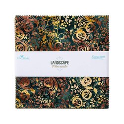 Expressions Batiks 10" Square Pack in Landscape Floreale