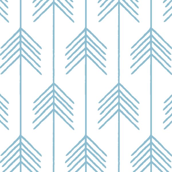 Vanes in Breeze on White