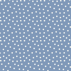 Tossed Polka Dot in Bluebell