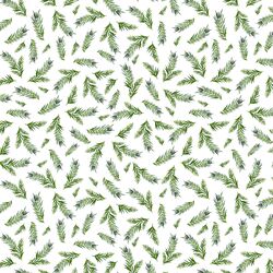Pine Branches in Snow White
