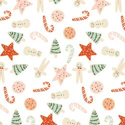 Large Sweet Sugar Cookies in Holiday