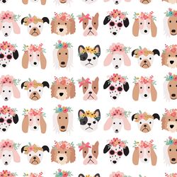 Flower Pups in Boho