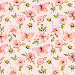 Summer Garden in Light Pink