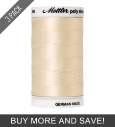 Muslin (2596-0870) - Poly Sheen - 875 Yards (3 Pack)