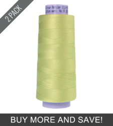 Spring Green (9150-1343) - Silk Finish Cotton 50wt - 2000 Yards (2 Pack)