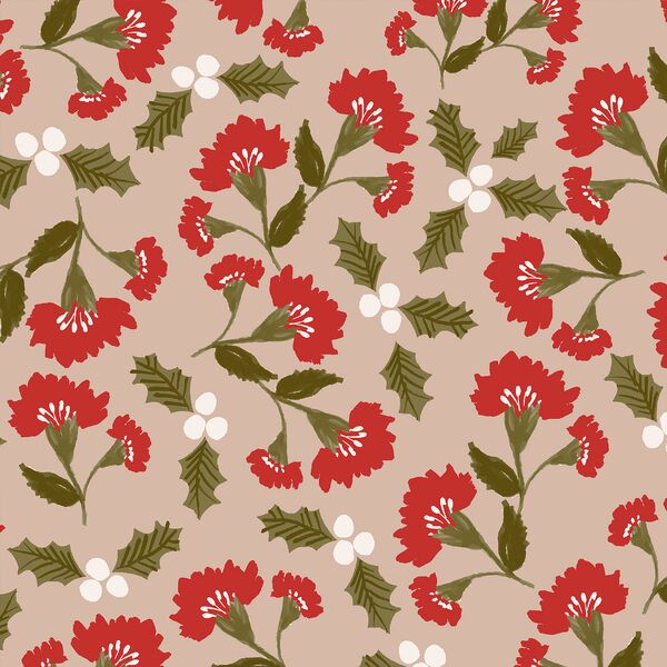 Large Holly Bloom in Mauve