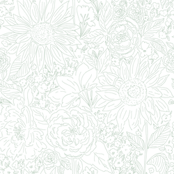 Paperie in Moss Green on White