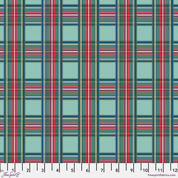 Tartan Tradition in Aqua