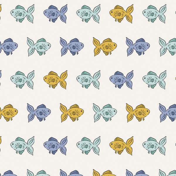 Goldfish Sketches in Sky