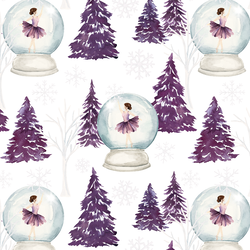 Ballet Snowglobe in Jewel