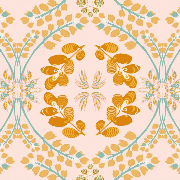 Royal Damask in Petal Pink