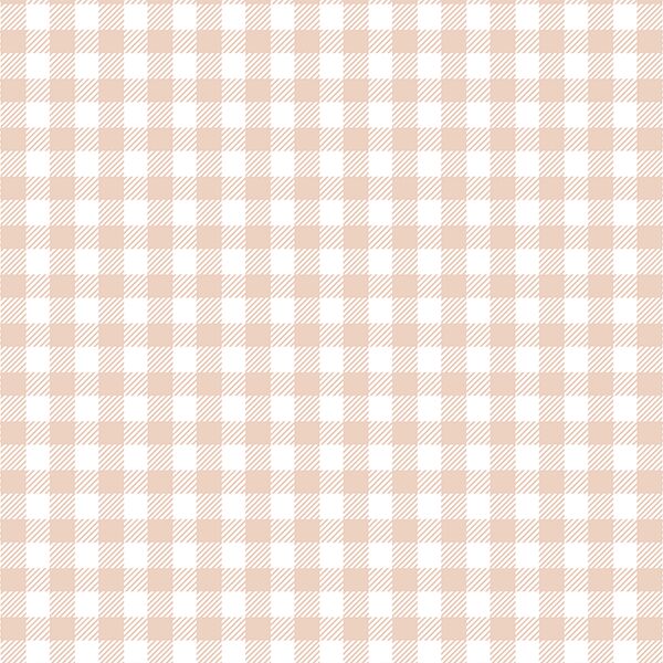 Small Buffalo Plaid in Shell