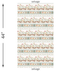 Border Stripe in Cream Multi