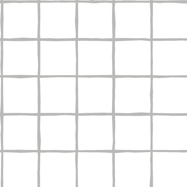 Windowpane in Pebble on White
