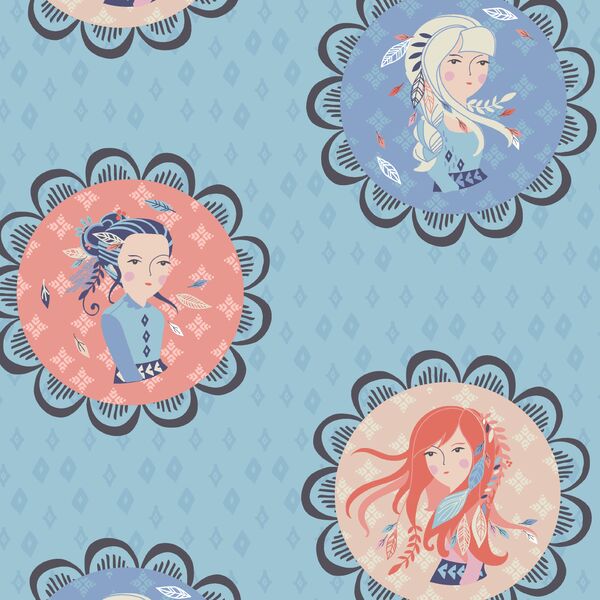 Three Muses in Bluebell