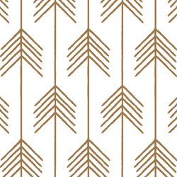 Vanes in Ochre on White