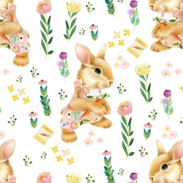 Bunny Girl in Spring