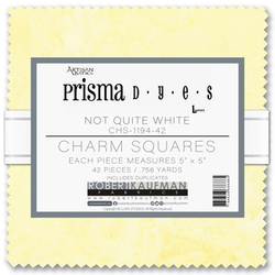 Artisan Batiks Prisma Dyes 5" Square Pack in Not Quite White