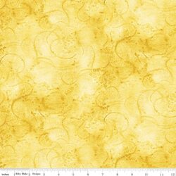 Painter's Watercolor Swirl in Yellow