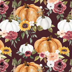 Pumpkin Bouquet in Maroon
