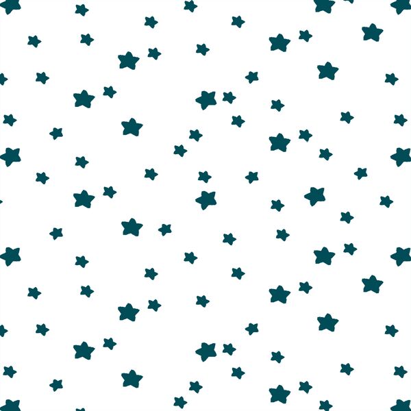 Star Light in Juniper on White