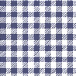 Medium Buffalo Plaid in Indigo