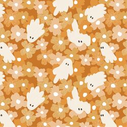 Spooky Floral in Candy Corn