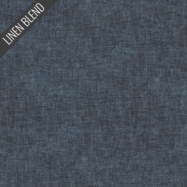 Yarn Dyed Linen Blend in Marine