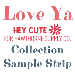 Love Ya Sample Strip