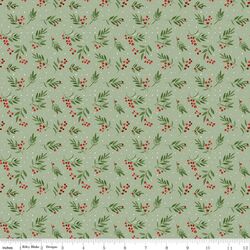 Tossed Berries in Light Green
