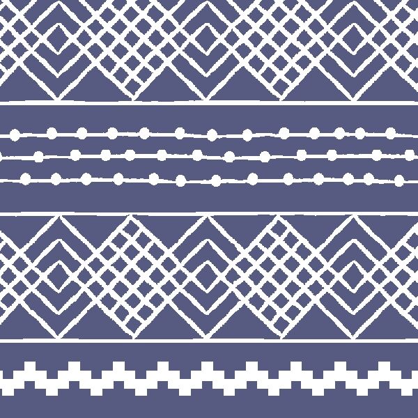 Etched Stripe in Indigo