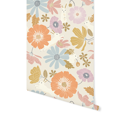 Bunny Bloom Floral in Spring Meadow