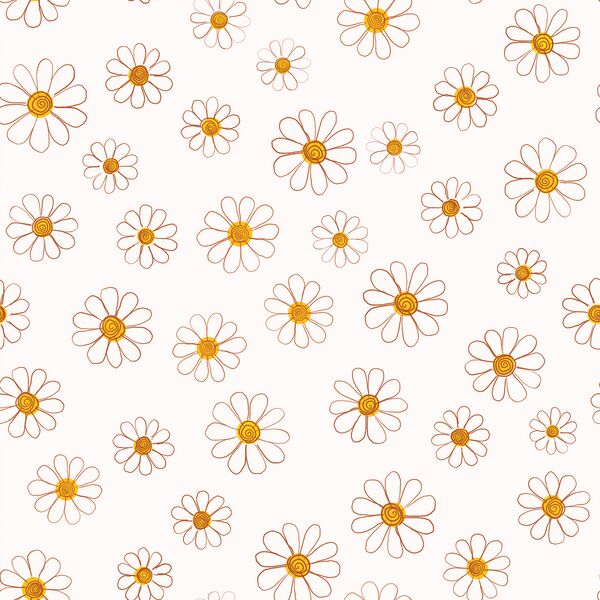 Large Valentine Daisy in Cream