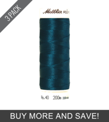 Deep Sea Blue (3406-4442) - Poly Sheen - 220 Yards (3 Pack)