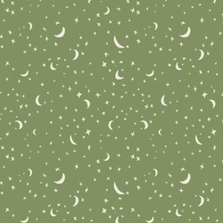 Celestial Stars in Green