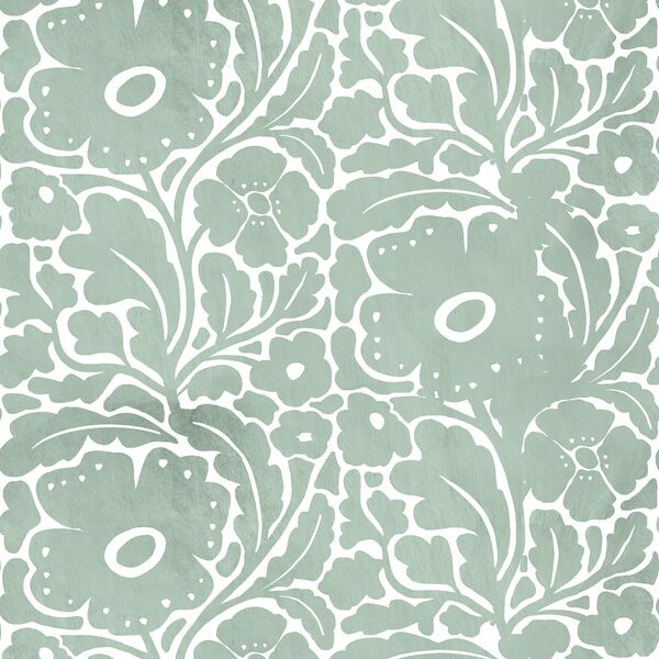 Island Blockprint in Sea