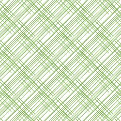Thatched in Greenery on White